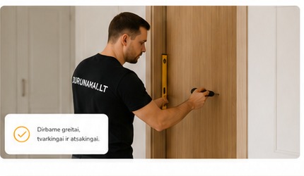 Profesionalus durų montavimas